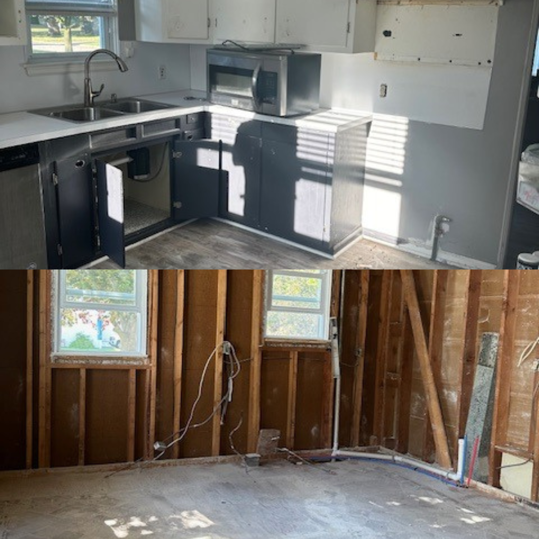 Kitchen Junk Removal Before and After